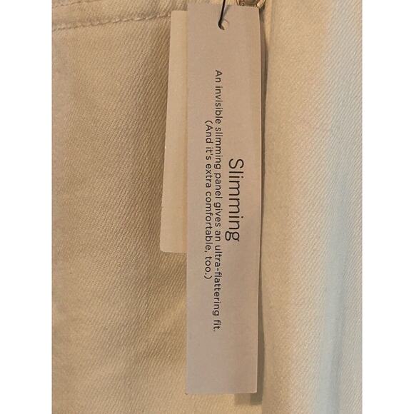 NWT Talbots Flawless Women's size 12 Slim Ankle White Denim - Picture 3 of 6